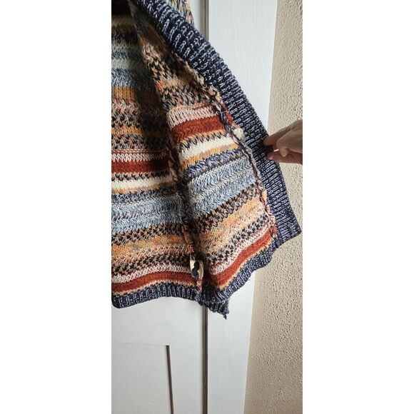 Anthropologie Knitted & knotted XS Michela sweater cardigan chunky wool blend - Picture 8 of 12